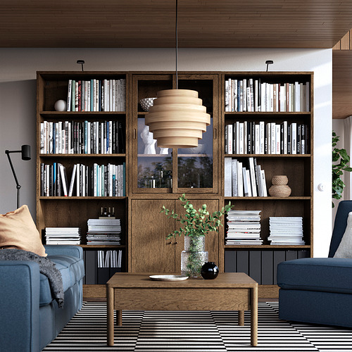 TONSTAD, armario con puertas corredizas vidrio. 2 de 5 open dialog