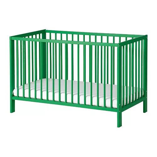 IKEA Puerto Rico GULLIVER cuna, verde, 27 1/2x52