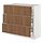 Current variation: white/Tistorp brown walnut effect