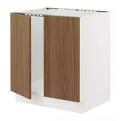 IKEA Puerto Rico - SEKTION base cabinet for sink + 2 doors, white ...