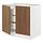 Select colour variation: white/Tistorp brown walnut effect