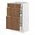 Select colour variation: white/Tistorp brown walnut effect