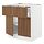 Select colour variation: white/Tistorp brown walnut effect