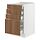 Select colour variation: white/Tistorp brown walnut effect