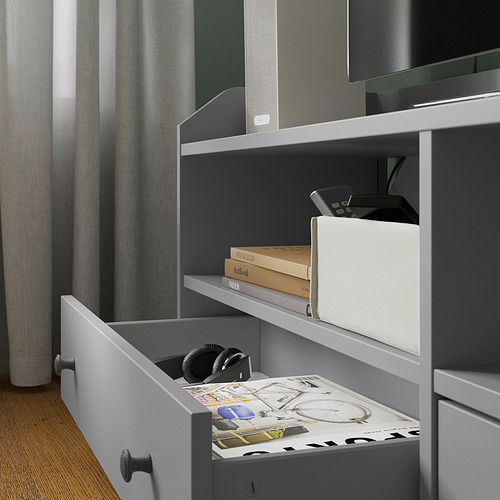 HAUGA, mueble para TV. 2 de 5 open dialog