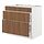 Select colour variation: white/Tistorp brown walnut effect