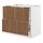 Select colour variation: white/Tistorp brown walnut effect