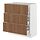 Select colour variation: white/Tistorp brown walnut effect