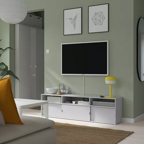 IKEA Puerto Rico - SPIKSMED TV unit, light gray