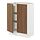 Select colour variation: white/Tistorp brown walnut effect