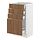 Select colour variation: white/Tistorp brown walnut effect