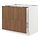 Select colour variation: white/Tistorp brown walnut effect