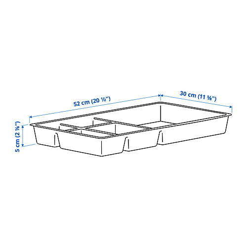 Ilustración con medidas del producto: ALEX.