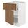 Current variation: white/Tistorp brown walnut effect