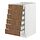 Select colour variation: white/Tistorp brown walnut effect