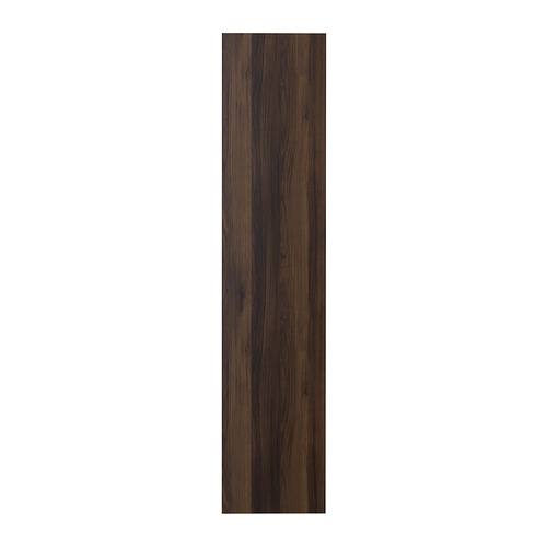 Panel de madera de la colección STORKLINTA. Marrón oscuro, elegante, rectangular, tablero de partículas con acabado veteado en madera.