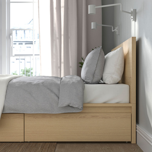 MALM, bed with 4 drawers. 3 of 9 open dialog