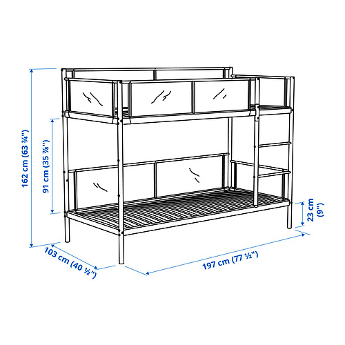 VITVAL, bunk bed frame 2 of 5 open dialog