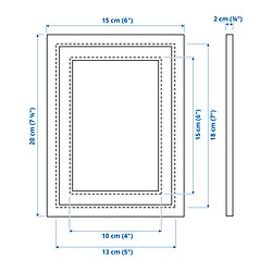Measurement Illustration - KNOPPÄNG frame