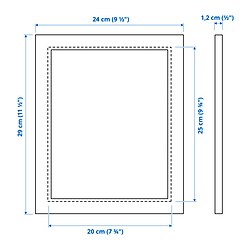 Measurement Illustration - KNOPPÄNG frame