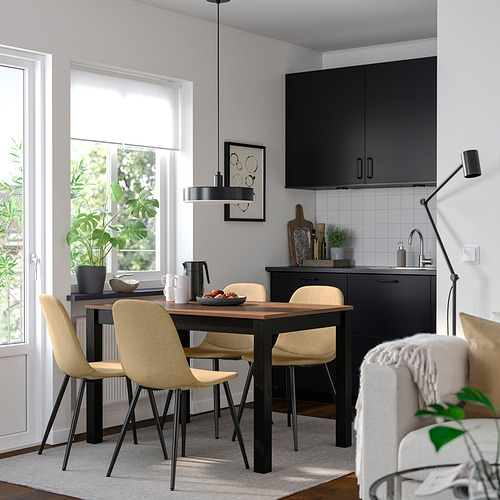 ÅLHULT / NORDMANSSKÄR, table and 4 chairs. 2 of 7 open dialog