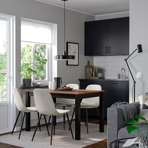 ÅLHULT / NORDMANSSKÄR, table and 4 chairs. 2 of 7 open dialog