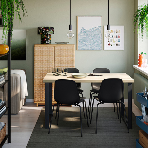 SKÅLSTA, dining table and 4 chairs. 2 of 6 open dialog