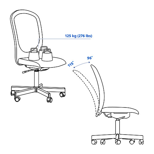 FLINTAN, office chair. 2 of 14 open dialog