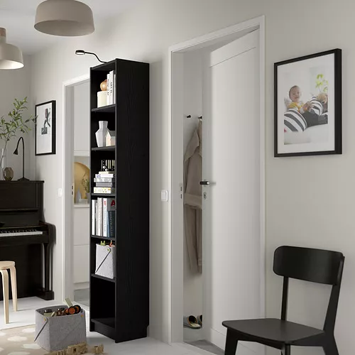 IKEA Puerto Rico - BILLY bookcase, black oak effect, 15 3/4 