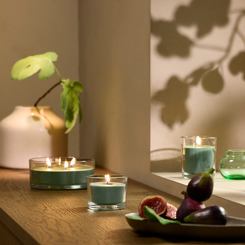 LOTSFÅGEL, vela aromática recipiente de vidrio. 3 de 8 abrir diálogo