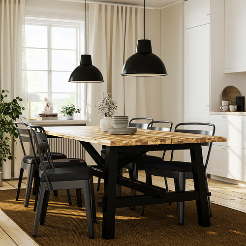 SKOGSTA / RAMSNÄS, table and 6 chairs. 2 of 8 open dialog
