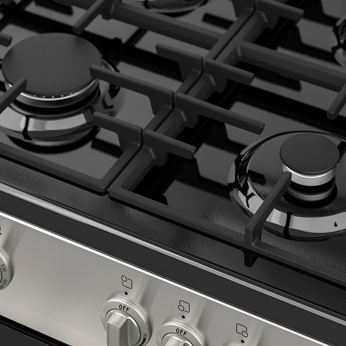 Measurement Illustration - ÖRMINGE range with gas cooktop