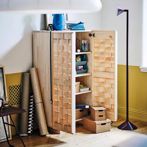 IKEA PS 2026 cabinet, pine, 31 5/8x18 1/4x55 