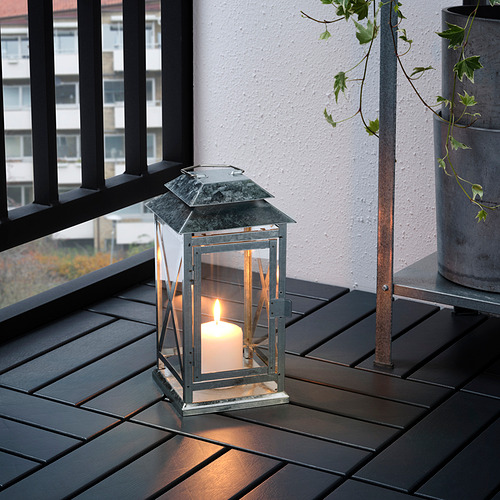 BEFÄSTA, lantern for candle, indoor/outdoor 3 of 4 open dialog