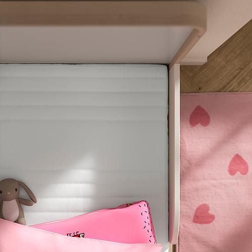 JÄTTETRÖTT, pocket spring mattress for cot. 3 of 7 open dialog