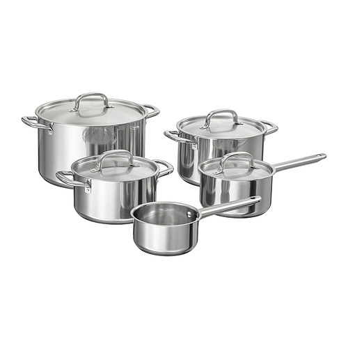IKEA 365+, 9-piece cookware set. 1 of 5 open dialog