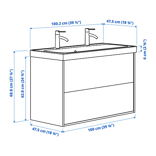 ÄNGSJÖN / BACKSJÖN, wash-stnd w drawers/wash-basin. 7 of 7 open dialog