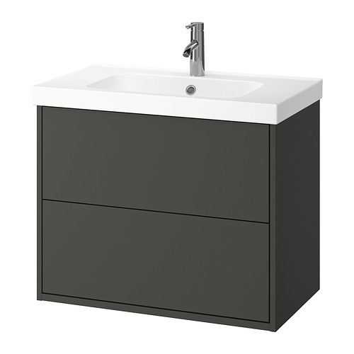 HAVBÄCK / ORRSJÖN, sink cabinet with drawers and DALSKÄR tap. 1 of 7 open dialog