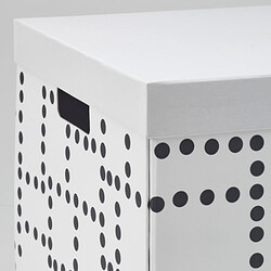 Measurement Illustration - FJÄDERHARV storage box with lid
