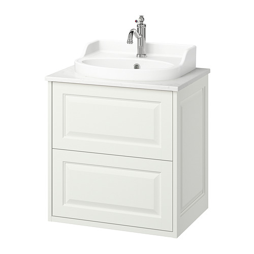 TÄNNFORSEN / RUTSJÖN, sink cabinet with drawers and HAMNSKÄR tap. 1 of 8 open dialog