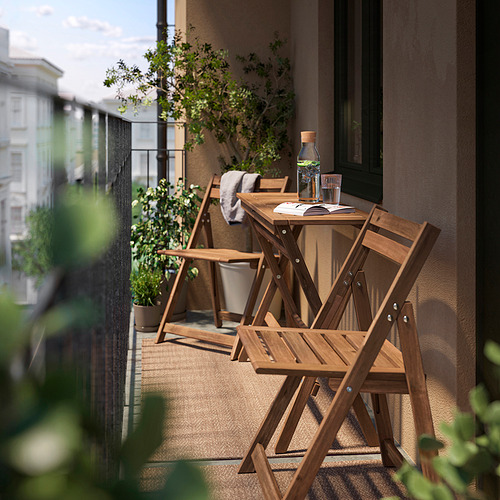 NÄMMARÖ, table and 2 folding chairs, outdoor 2 of 2 open dialog
