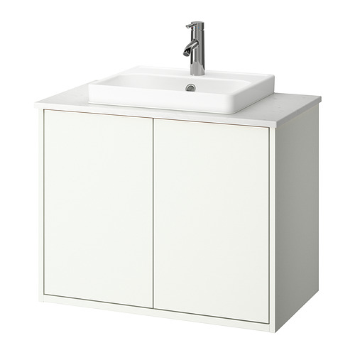 HAVBÄCK / ORRSJÖN, sink cabinet with doors and DALSKÄR tap. 1 of 7 open dialog