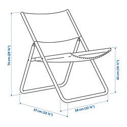 Measurement Illustration - MOFALLA chair