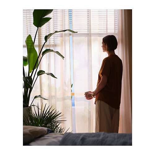 HÄLLEBRÄCKA, sheer curtains, 1 pair 5 of 10 open dialog