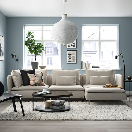 SÖDERHAMN, sectional, 4-seat with chaise 2 of 7 open dialog