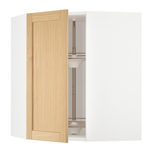 METOD, corner wall cabinet with carousel. 1 of 3 open dialog