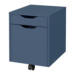 ALEX, cajonera, Negro-azul