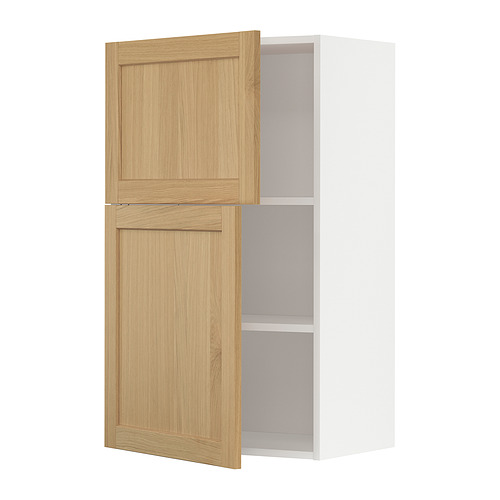 METOD, wall cabinet with 2 doors. 1 of 3 open dialog