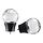 Select colour variation: black/glass, Ø2 ¼ "