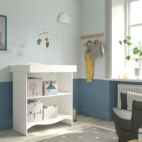 SMÅGÖRA, changing table/bookshelf 2 of 6 open dialog